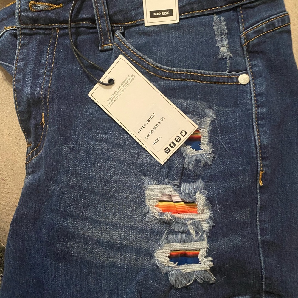 Judy blue new with tags sherape shorts size large